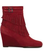Aerosoles Plumming Bird Wedge Booties - Lyst