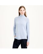 J.Crew Collection Cashmere Back-Zip Turtleneck Sweater - Lyst