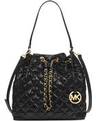 Michael Kors Michael Frankie Quilted Large Convertible Shoulder Bag - Lyst