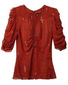 Etoile Isabel Marant Caja Stripe-Print Blouse - Lyst