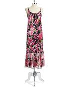 Oscar de la Renta Flower Blossom Sleep Gown - Lyst