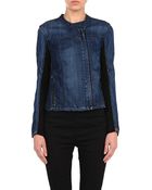 Blank Denim Jacket - Lyst