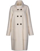 Les Copains Coat - Lyst
