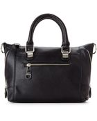 Steve Madden Black Mini Social Satchel - Lyst