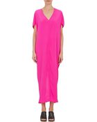 Zero + Maria Cornejo Charmeuse-Back Crepe Koya Dress - Lyst