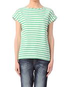Petit Bateau Short Sleeve Top - Lyst