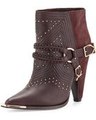 Ivy Kirzhner Spurs Harness Leather Ankle Boot - Lyst