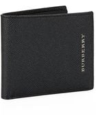 Burberry London Leather Folding Wallet - Lyst