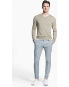 Mango Man Slim-Fit Tailored Cotton Chinos - Lyst