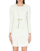 Emilio Pucci Collarless Stretch-wool Jacket - Lyst