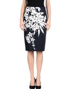 Max Mara Studio Knee Length Skirt - Lyst