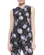 Thakoon Addition Floral-Print Loose Sleeveless Top - Lyst