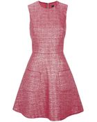 Markus Lupfer Iridescent Tweed Charlotte Dress - Lyst