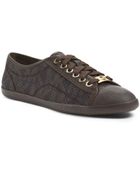 Michael Kors Kristy Perforated Logo Sneaker - Lyst