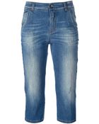 Dolce & Gabbana Cropped Jeans - Lyst