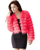 Guess Faux Fur Quilted Jacket - Lyst