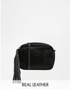 Asos Pony Effect Leather Cross Body Bag - Lyst