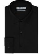 DKNY Slim-Fit Solid Dress Shirt - Lyst