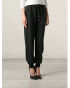 Jean Paul Gaultier Knitted Track Pants - Lyst