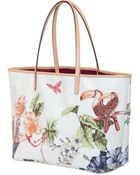 Etro Garden Printed Coated Canvas Tote Bag - Lyst