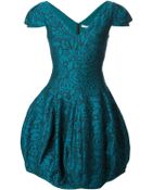Halston Heritage Lace Dress - Lyst