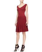 Donna Karan New York Sleeveless Fit & Flare Dress - Lyst