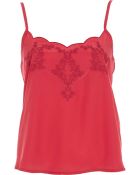 River Island Pink Embroidered Cami Top - Lyst