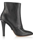 Maison Martin Margiela Paneled Leather Ankle Boots - Lyst