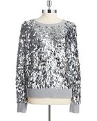 MICHAEL Michael Kors Sequined Pullover - Lyst