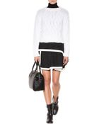 McQ by Alexander McQueen Wool And Cashmere-Blend Cable-Knit Sweater - Lyst