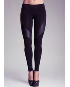 Bebe Curved Leggings - Lyst