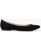Forever 21 Pointed Faux Suede Flats - Lyst