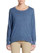 Michael Kors Cashmere/Cotton Sweater - Lyst
