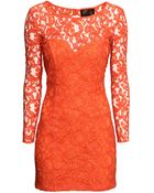 H&M Lace Dress - Lyst