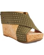 Lucky Brand Miller Wedge Sandals - Lyst