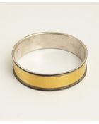 Gurhan Silver And Gold 'Lancelot' Wide Bangle - Lyst