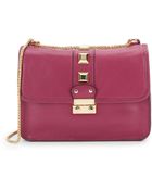 Saks Fifth Avenue Leather Shoulder Bag - Lyst