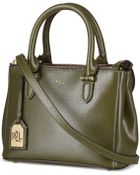 Lauren by Ralph Lauren Newbury Mini Double Zip Satchel - Lyst