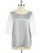 DKNY Batwing Sleeved Blouse - Lyst