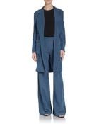 Donna Karan New York Relaxed Open-Front Long Jacket - Lyst
