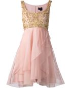 Notte By Marchesa Organza Cocktail Dress - Lyst