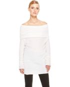Donna Karan New York Off The Shoulder Sweater - Lyst