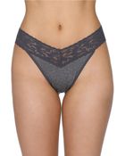 Hanky Panky Heather Originalrise Thong - Lyst