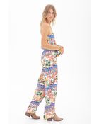 Forever 21 Tropical Floral Wide-Leg Jumpsuit - Lyst