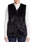 Heartloom Quilted Faux Fur Vest - Lyst