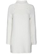 Mason by Michelle Mason Turtleneck Sweater Dress: White - Lyst