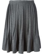 Sonia By Sonia Rykiel Pleated A-Line Skirt - Lyst
