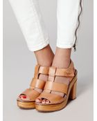 Free People Womens Dule Platform Heel - Lyst