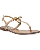 Steve Madden Women'S Daisey Flat Thong Sandals - Lyst