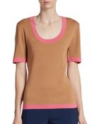 Michael Kors Cashmere Scoopneck Sweater - Lyst